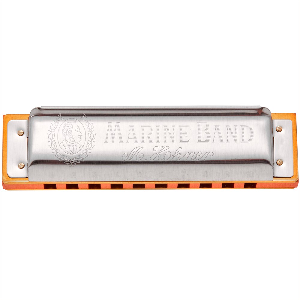 Gaita De Boca Harmonica Diatonica Hohner Marine Band Em C