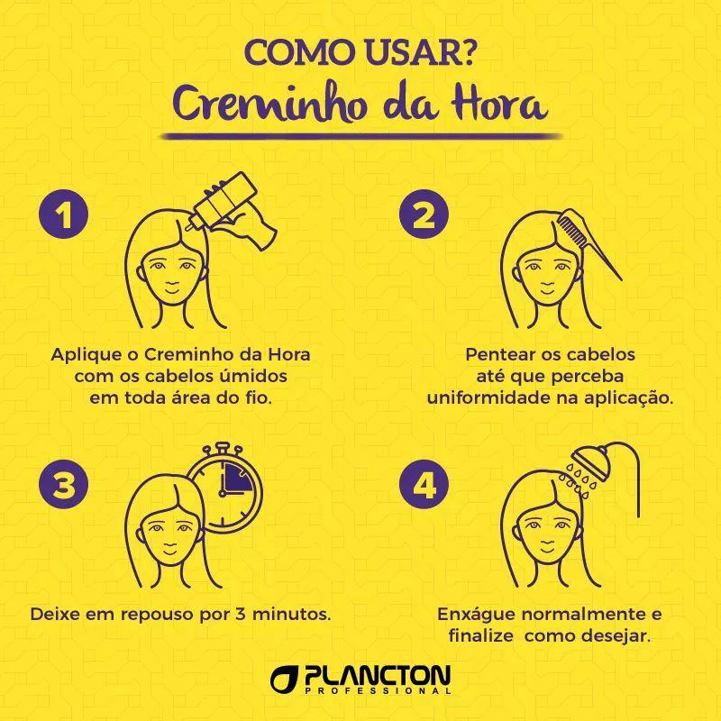 Plancton Creminho da Hora 3 Minutos Super Creme Restaurador Plancton Creminho da Hora 3 Minutos Super Creme Restaurador