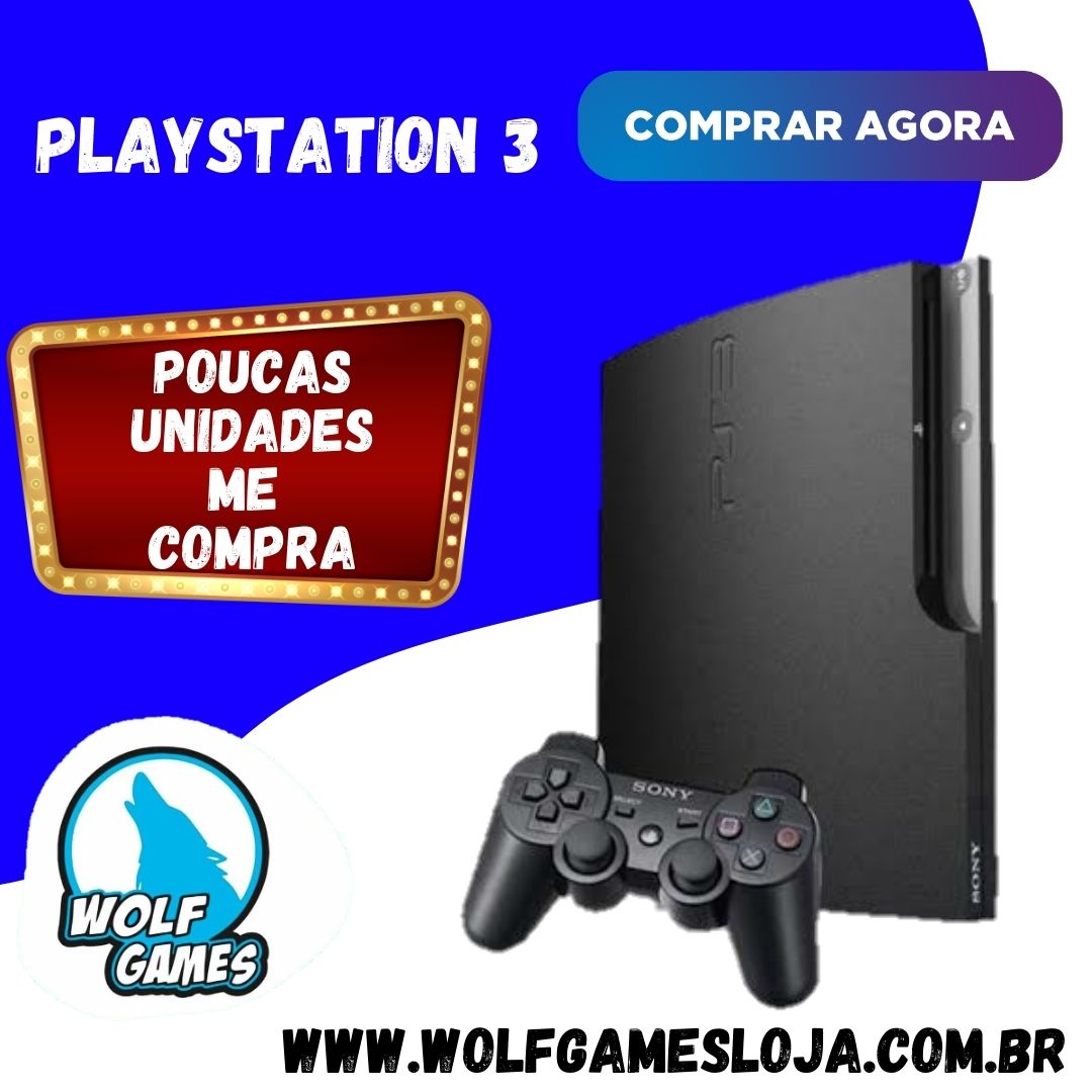 Console PlayStation 3 Slim - Sony - Wolf Games