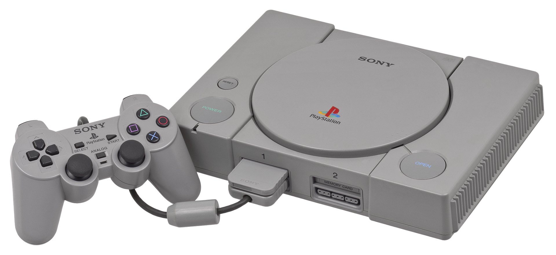 Videogame retro 22mil jogos 2 controles roda do PS1 p/ baixo - Zapach -  Eletrônicos e Beleza