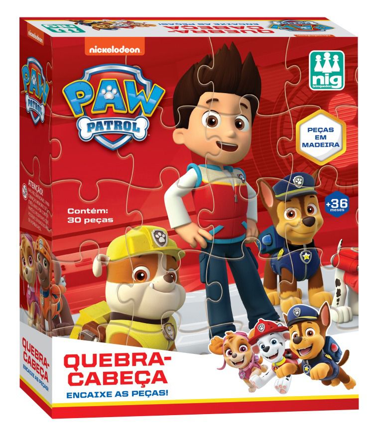 Jogo Infantil Big Box 4 Jogos Educativo Peças Grande Madeira