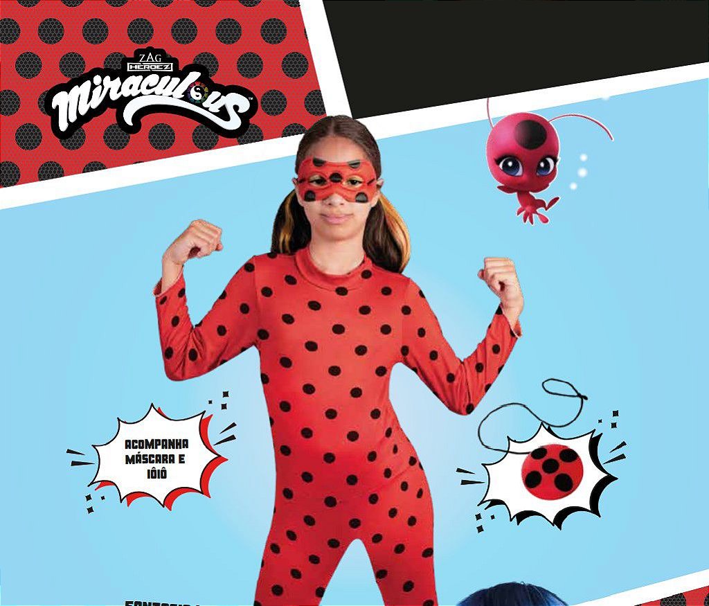 Fantasia Miraculous - Ladybug e Catnoir – JJ Outlet