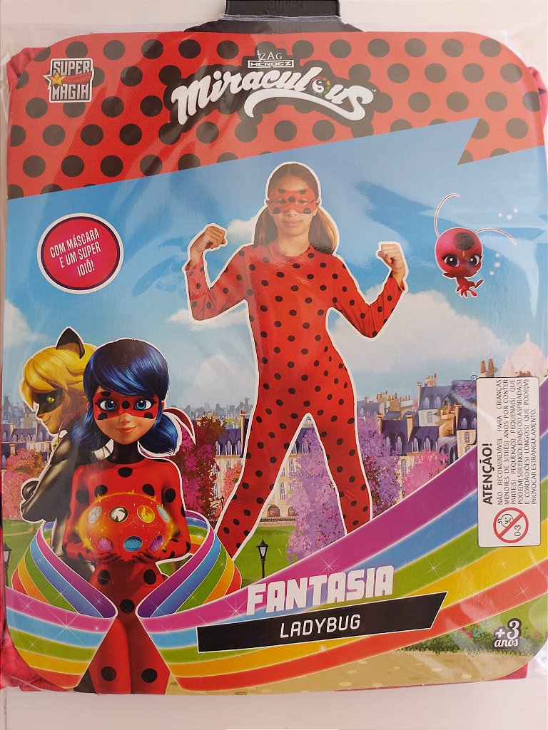 Boneco Miraculous - As Aventuras de Ladybug - Cat Noir - 55 cm - Baby Brink