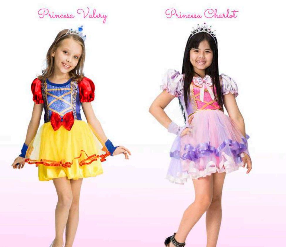 Fantasia Infantil Vestido Princesa Para Bloquinho de Carnaval - G 9 - 10 -  Ri Happy