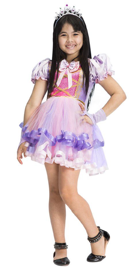 Fantasia Infantil Vestido Princesa Para Bloquinho de Carnaval - G 9 - 10 -  Ri Happy