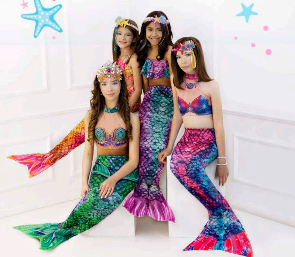 Roupa Carnaval Infantil Sereia Ariel Várias Cores P/ Entrega