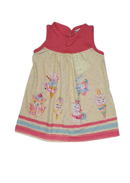vestido rosa grande