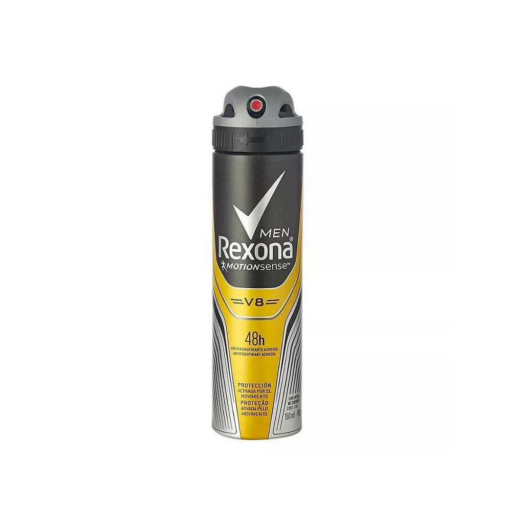 Desodorante Rexona Men V8 Aerosol Antitranspirante 48h 150ml - Farmácia  Minas Farma