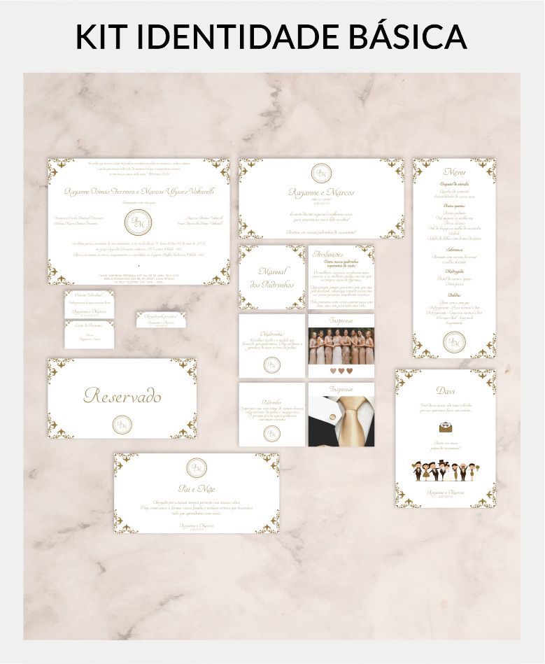 Convite De Casamento Digital Ou Kit Identidade Visual Digital Renata Secco Identidade Visual