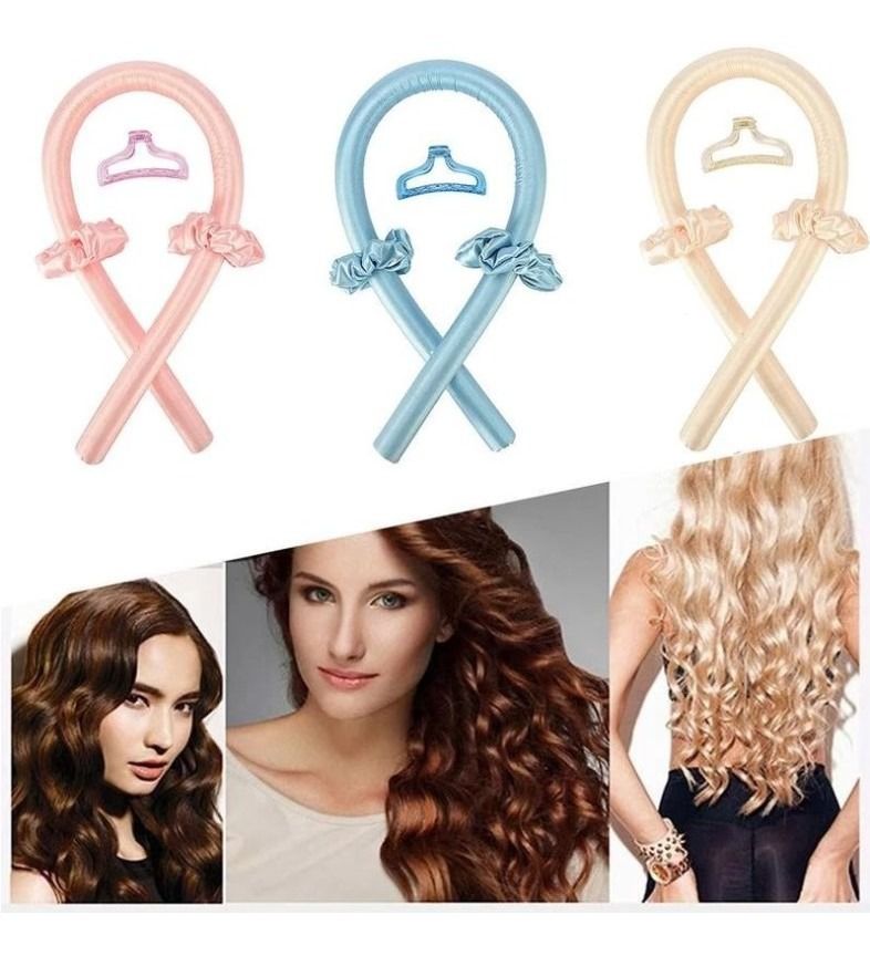 Rolo Heatless Ondula Enrola Cabelo Cacho Modelado Sem Calor - Bem Atrativo