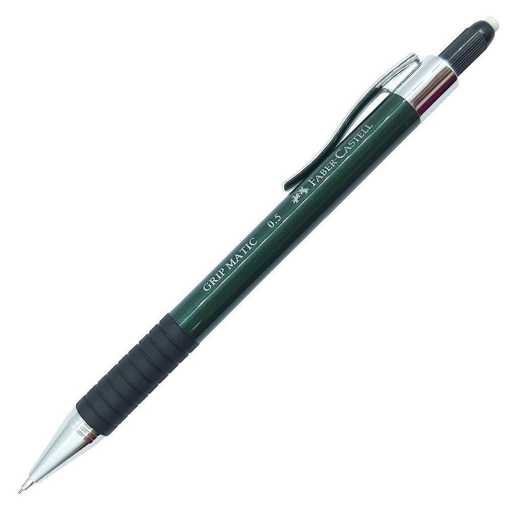 Lapiseira Automática FABER-CASTELL Grip Matic Metal 0.5mm - À MÃO