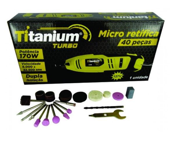 Kit micro retifica 220v mqs titanium + acessórios 36 peças - Outros  Ferramentas e Jardim - Magazine Luiza