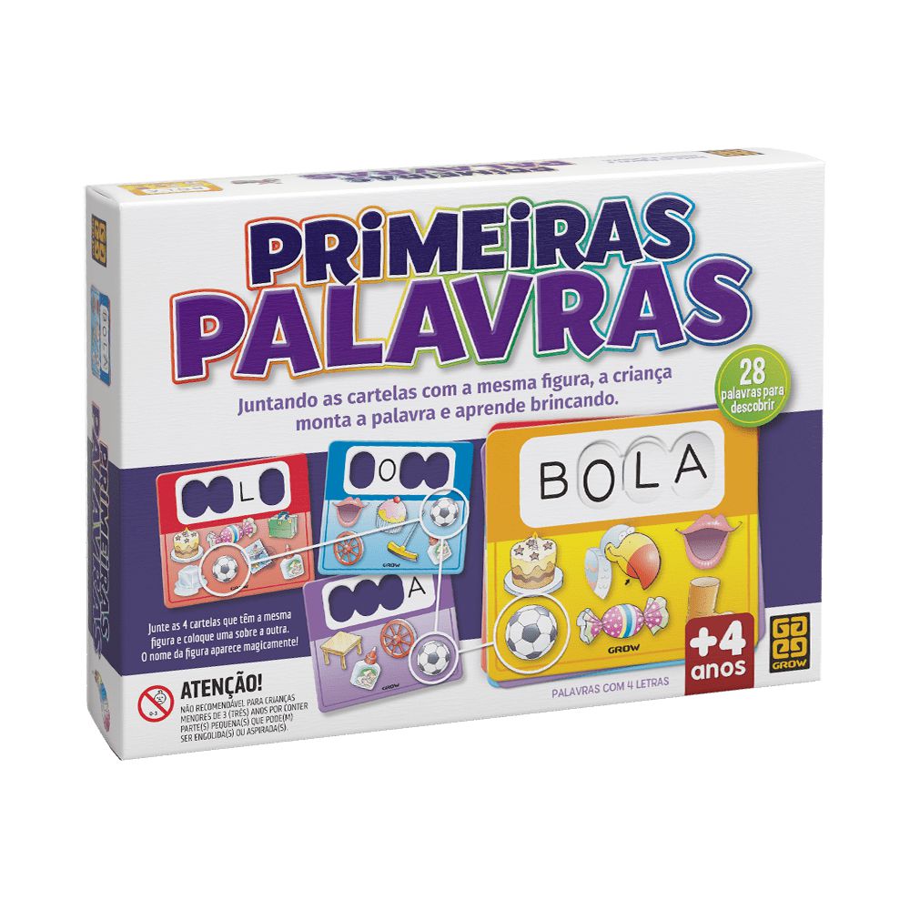 JOGO PRIMEIRAS PALAVRAS EM INGLES NOVA EMBALAGEM GROW 041844