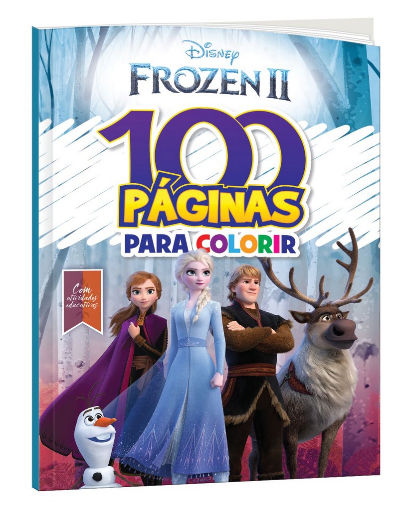 Disney - Colorindo com adesivos - Frozen II - Ed. Online