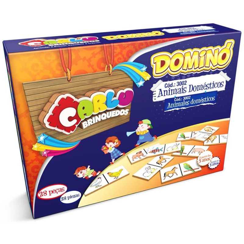 Jogo Infantil - Dominó da Leitura - 34 Peças