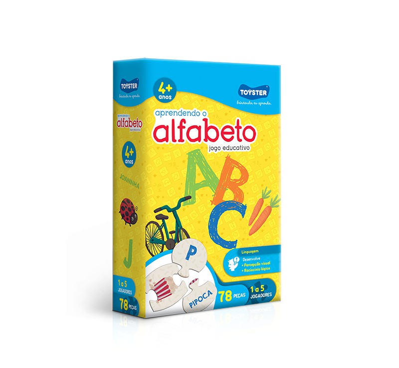 Jogo Educativo Cognitivo Aprendendo o Alfabeto para Crianças e Idosos  Coleção Tea e Amor Alfaau2