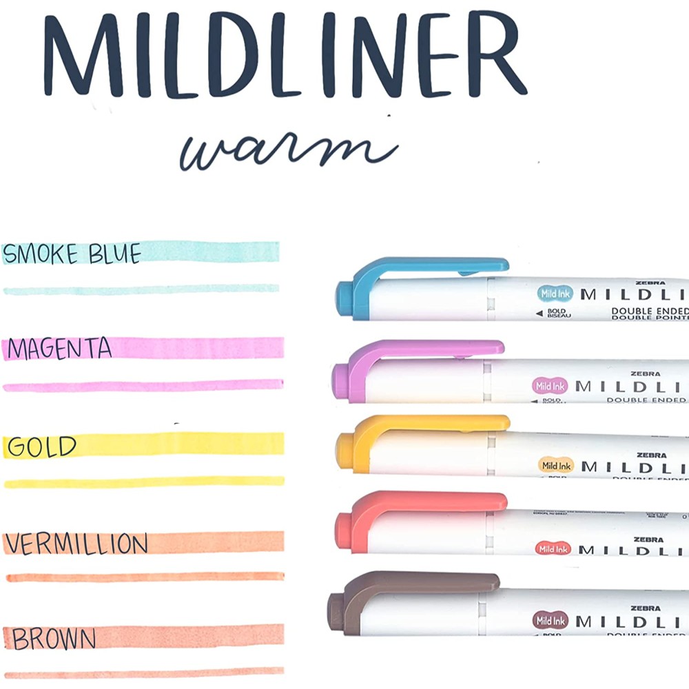 Zebra Highlighter Mildliner Mild Red