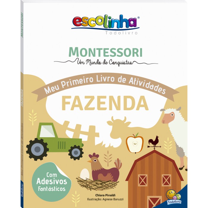 Livro Infantil Atividade e Quebra-Cabeça Todo Livro Fazenda