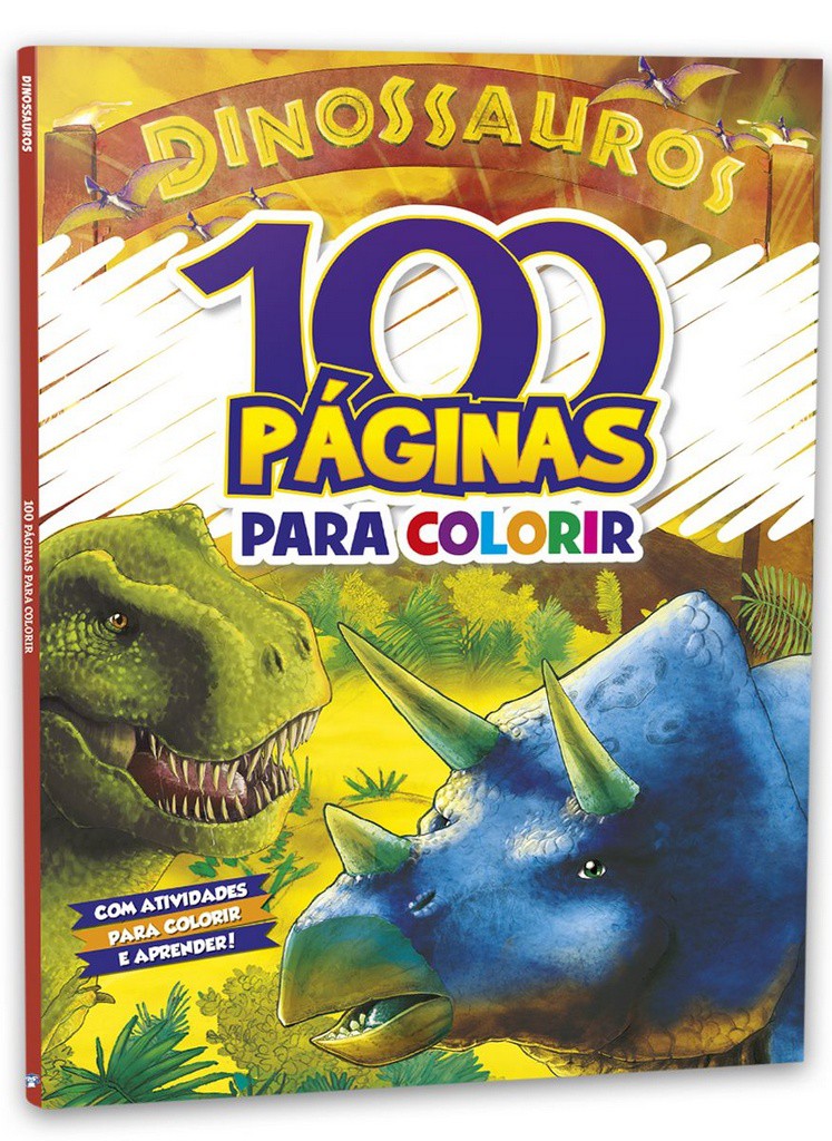 de 100] Dinossauros para colorir - Imprimir Desenhos