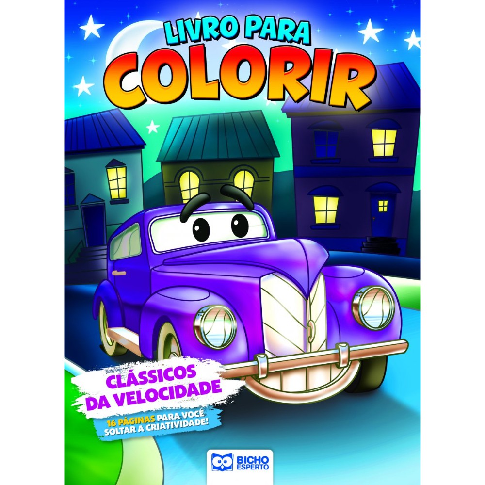 Livro Para Colorir Máquinas Radicais - Veículos Amigos