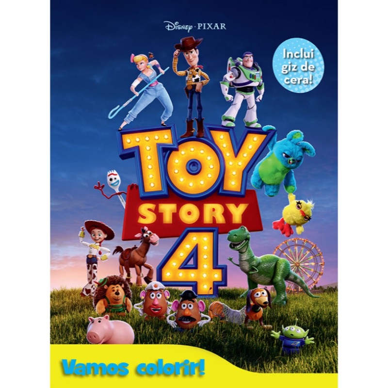 Kit 4 Livros Pixar Disney de desenho pintar colorir -Jogo Da