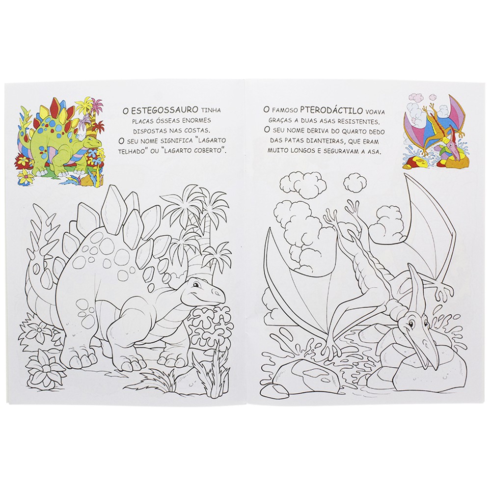 Meus 111 Desenhos para Colorir: Dinossauros - Todo Livro - Paraná Plásticos  Mega Store