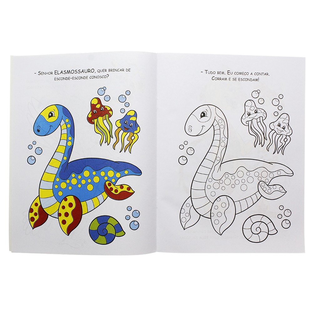 Brincar, Aprender e Colorir Dinossauros - Todolivro