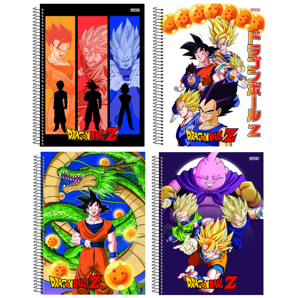 Caderno Universitário Capa Dura Dragon Ball 1 Matéria Sd