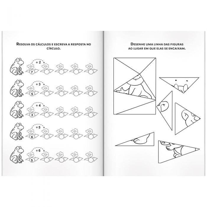 Livro Infantil 505 Atividades - Jogos Colorir Lógica Escrever Matemática -  Brasileitura - R$ 19,9