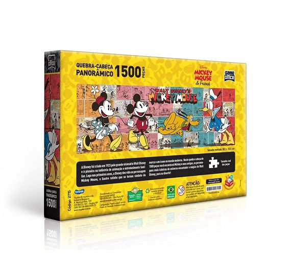 Quebra cabeça educativo - Disney Montando o Alfabeto, Toyster Brinquedos,  Multicor