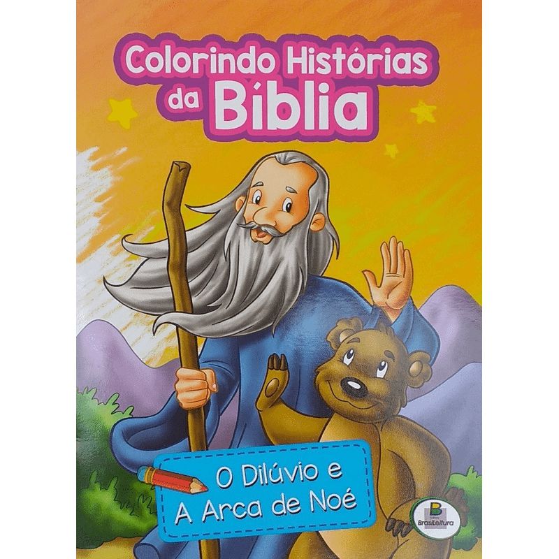 LIVRO COLORINDO HISTORIAS DA BIBLIA - Colortec Papelaria - Material Escolar  Online