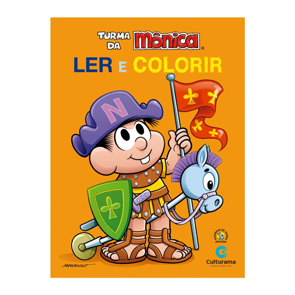 Ler E Colorir Turma Da Mônica Culturama - Sortido - Papelaria Capital