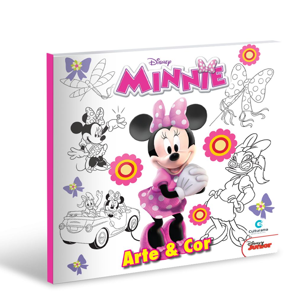 LIVRO Minnie DISNEY - LER E COLORIR + giz de cera