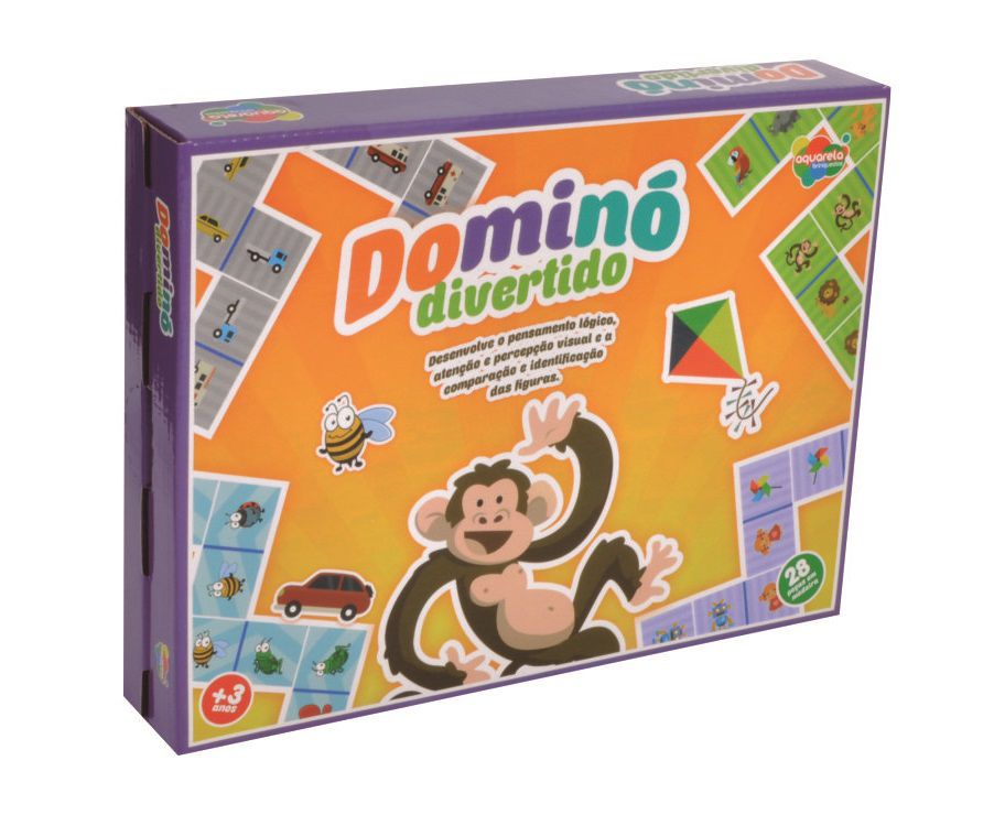 Livro Infantil 4 a 6 Anos - Escolinha Domino Animais 2 Jogos 28