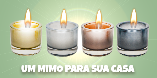 Vela Aromática - Vanilla (Baunilha) - Chumbo - 1 unidade - Cromus - Rizzo