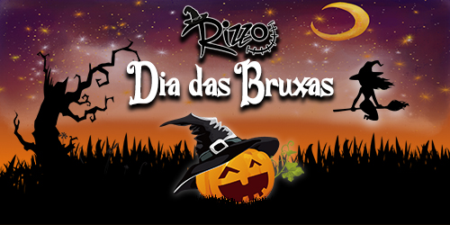 Chapéu Cinto da Bruxa Halloween - Preto - 1 unidade - Cromus - Rizzo