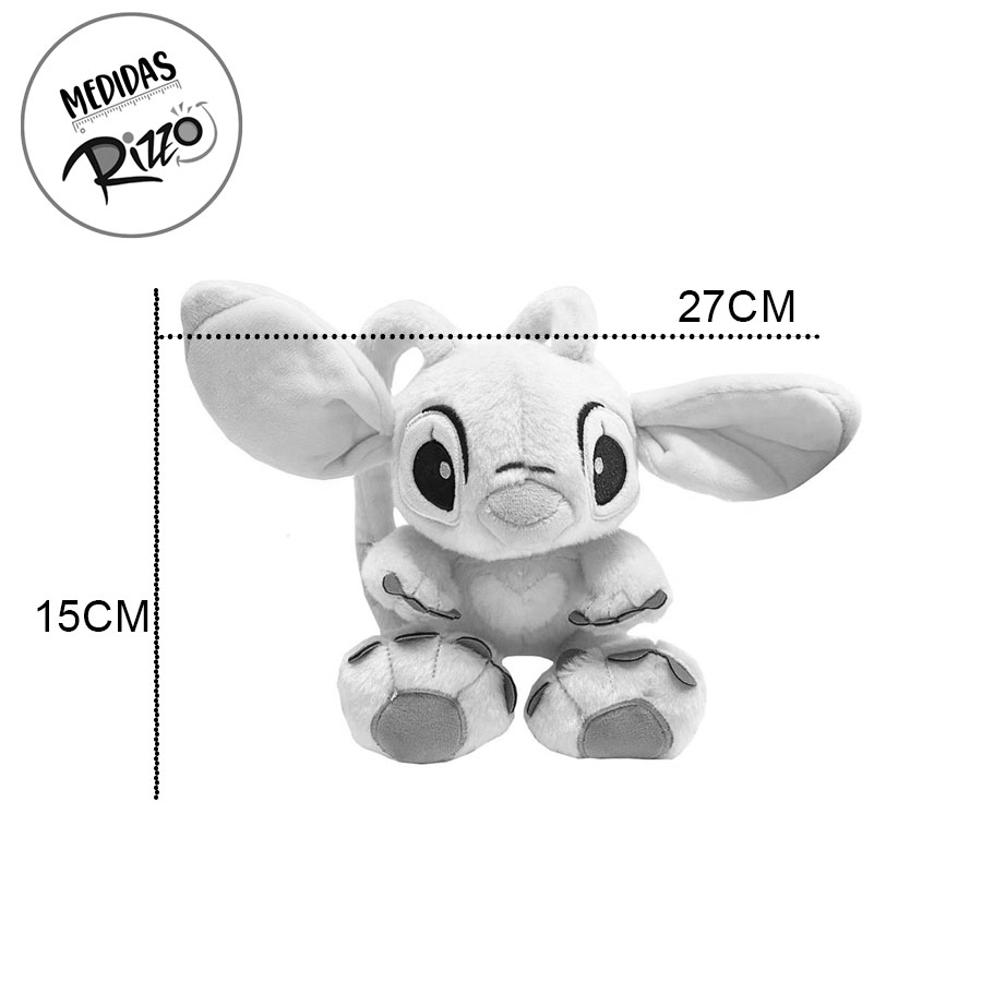 Pelúcia Angel - Stitch - 15cm - 1 unidade - Disney Original