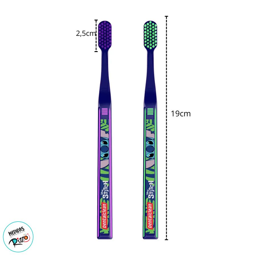 Kit Escova Dental Adulto - Stitch - Macia - 2 unidades - Disney