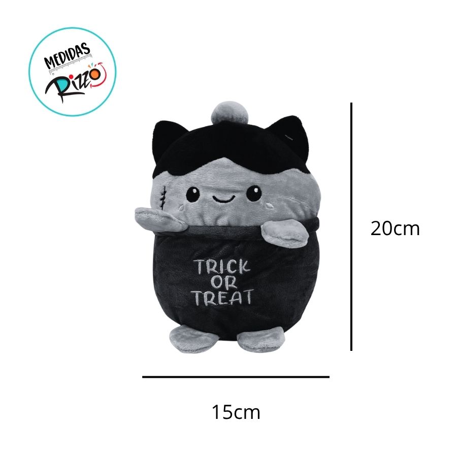 Gato zumbi de Pelúcia saquinho 