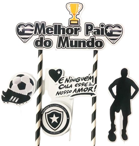 Topo de Bolo personalizado Corinthians / Topper de bolo