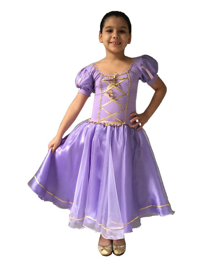 Fantasia Infantil Rapunzel - Princesa Sofia