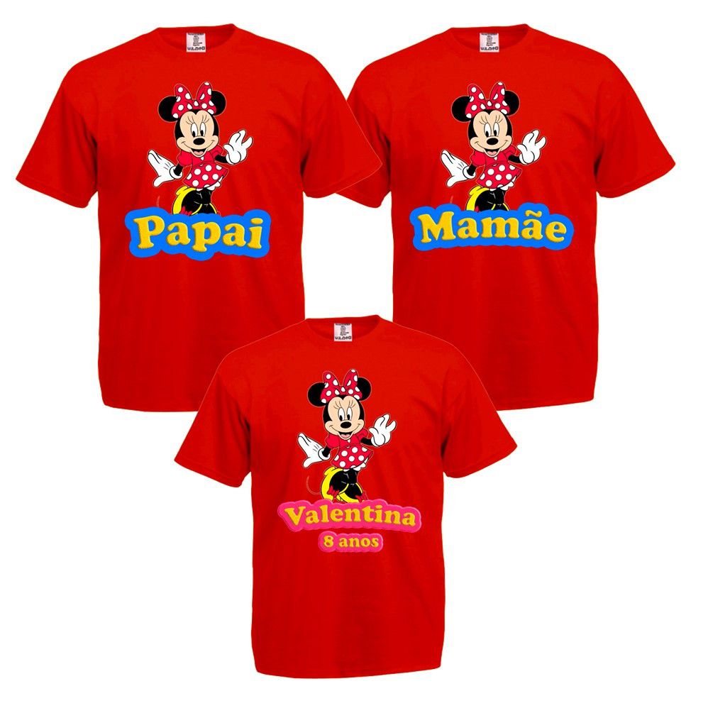 camiseta colorida personalizada
