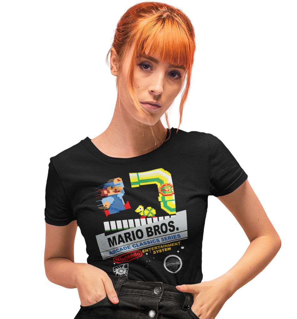 Camiseta Mario Bros Nintendo Jogos Antigos no Shoptime