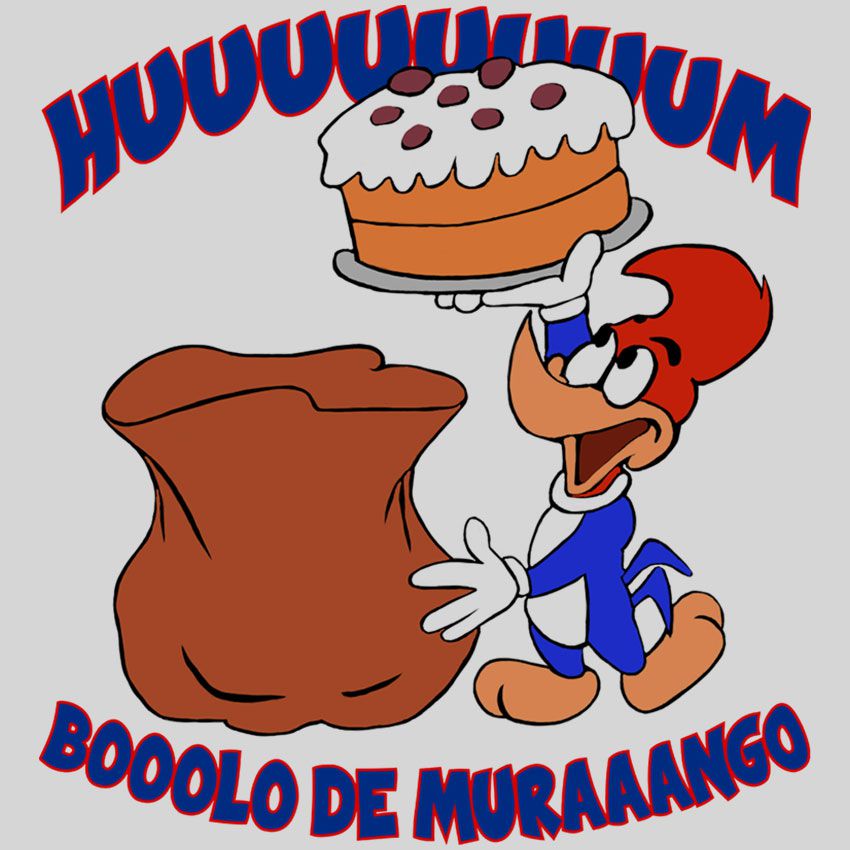 Camiseta Basica Meme Pica Pau Bolo De Morango Desenho