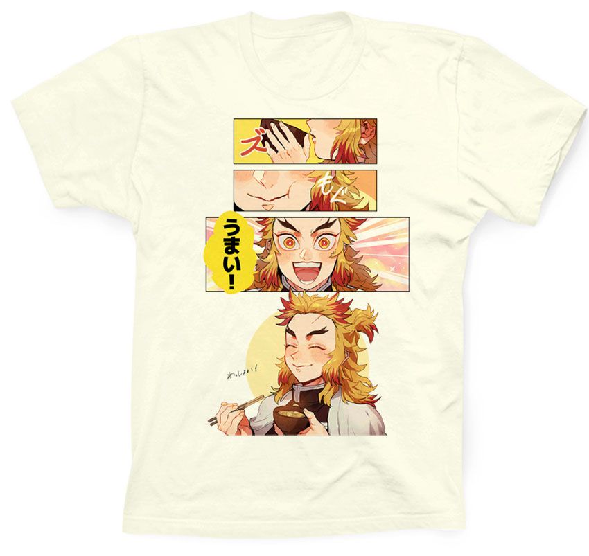 Camiseta Demon Slayer Rengoku - Hashira do fogo Bordada - Escorrega o Preço