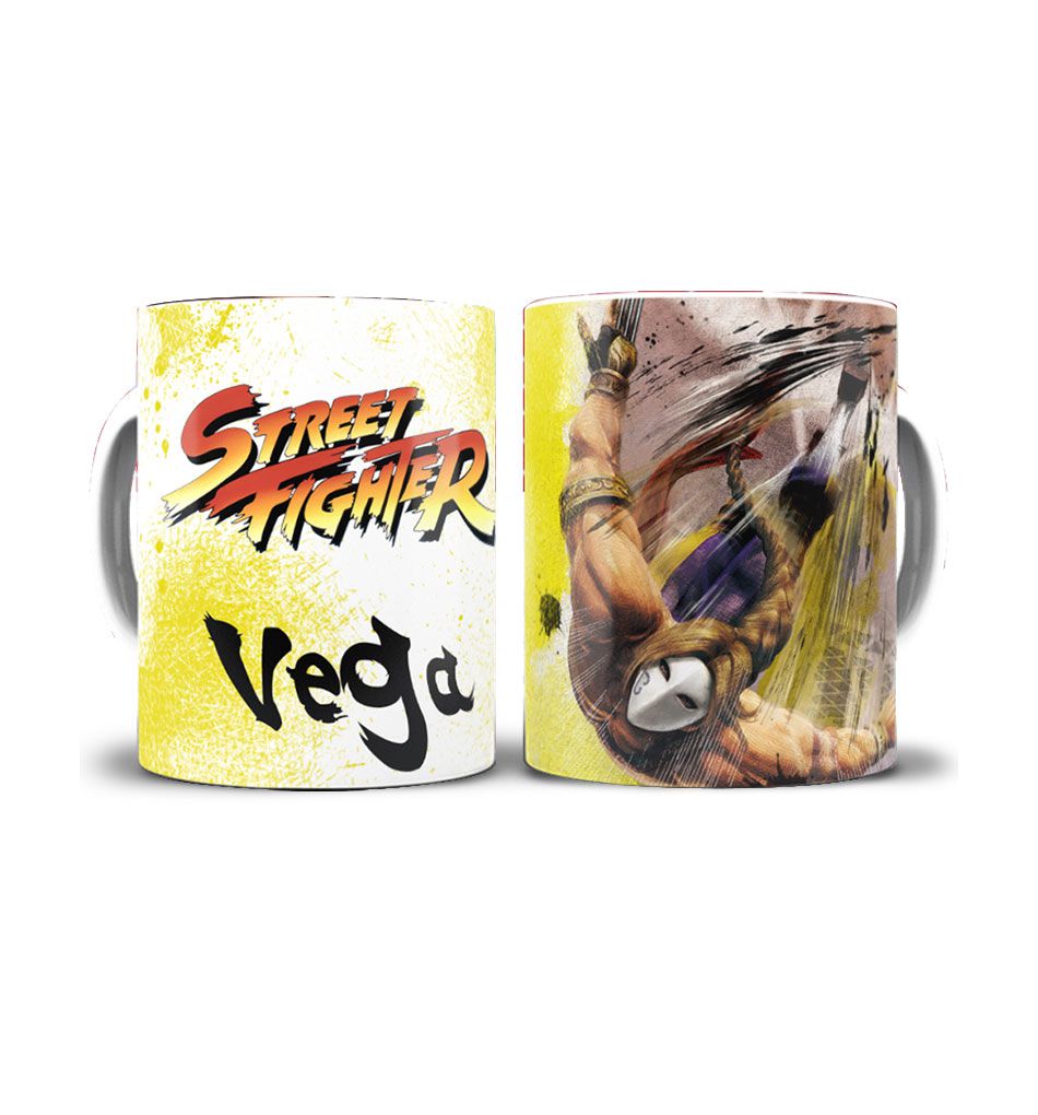 Caneca Street Fighter – Vega Coffee - Stampartz Camisetas