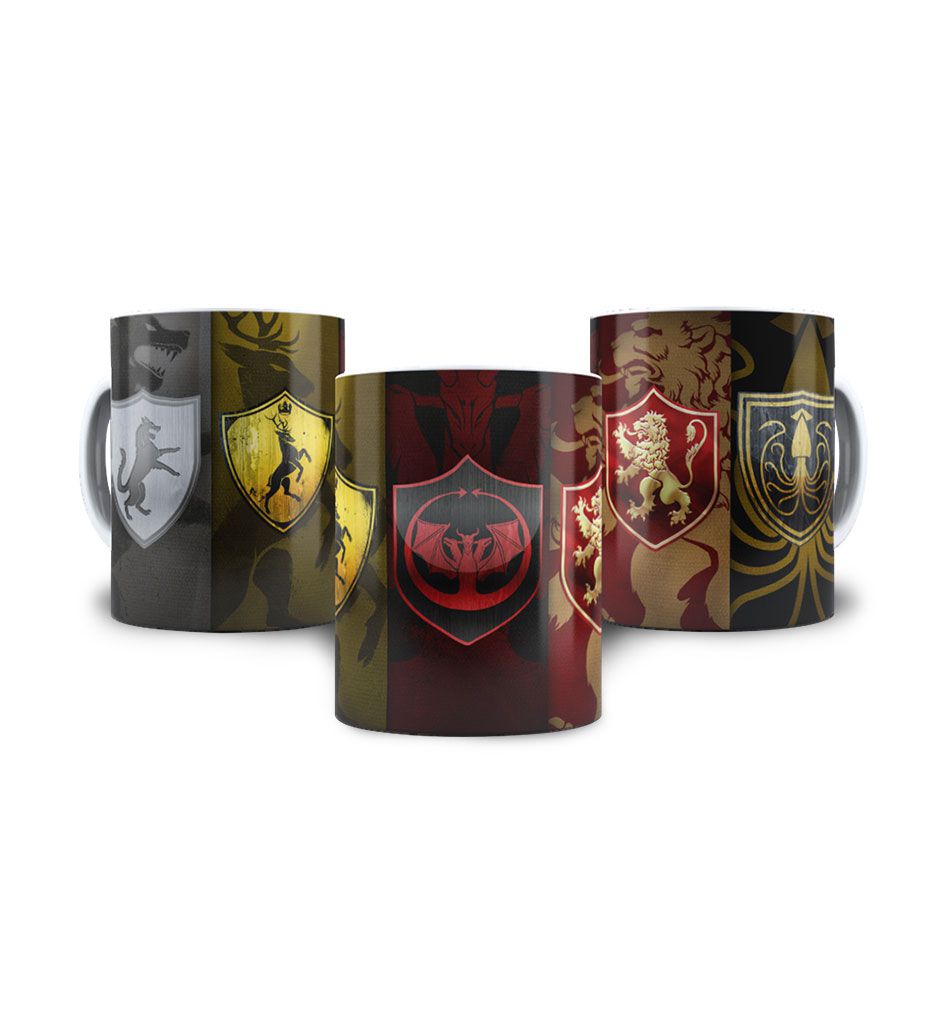 Caneca Game of Thrones – Casas - Stampartz Camisetas