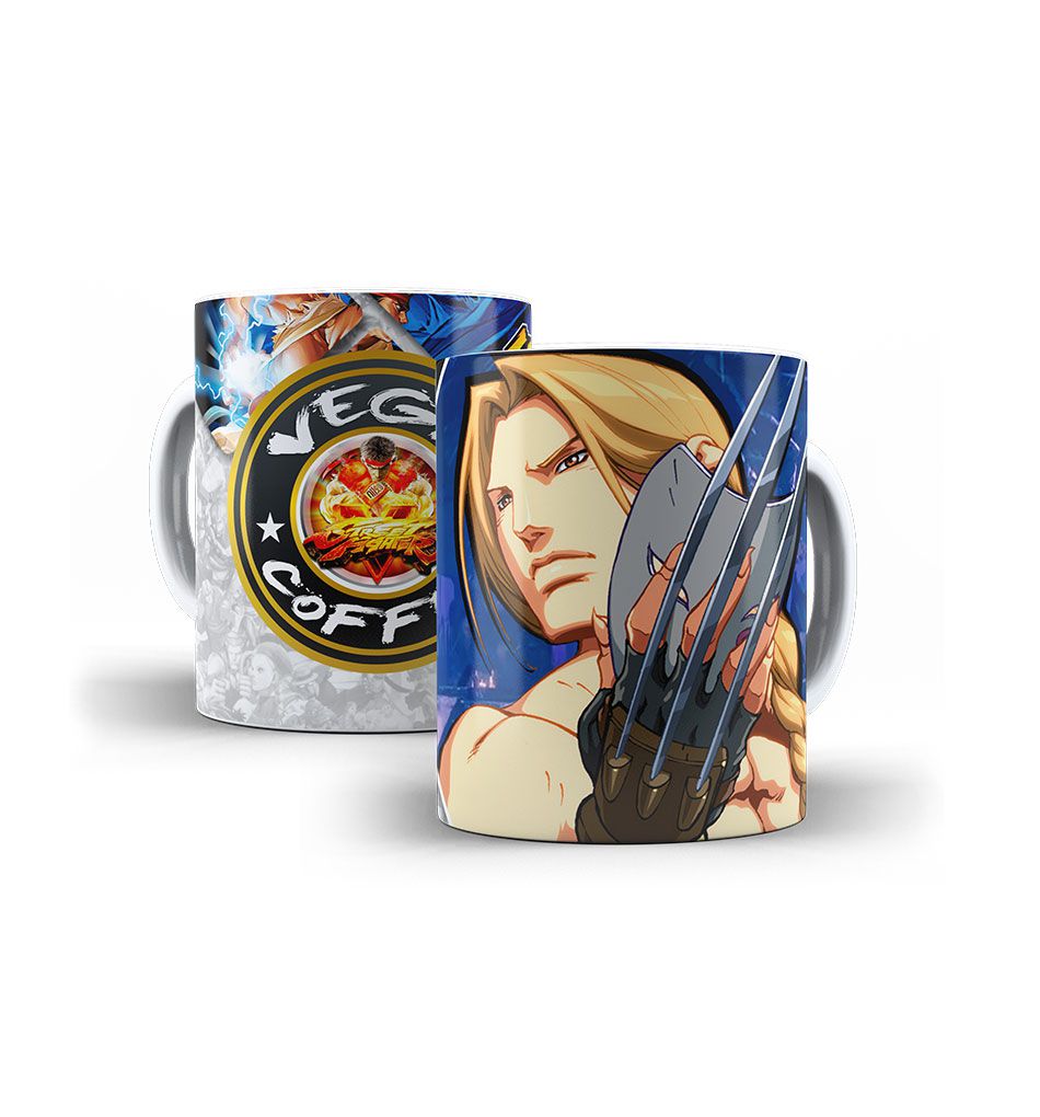 Caneca Street Fighter – Vega Coffee - Stampartz Camisetas