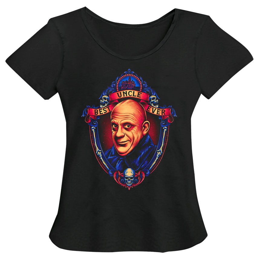 Camiseta Black - Família Addams na Chico Rei - Chico Rei