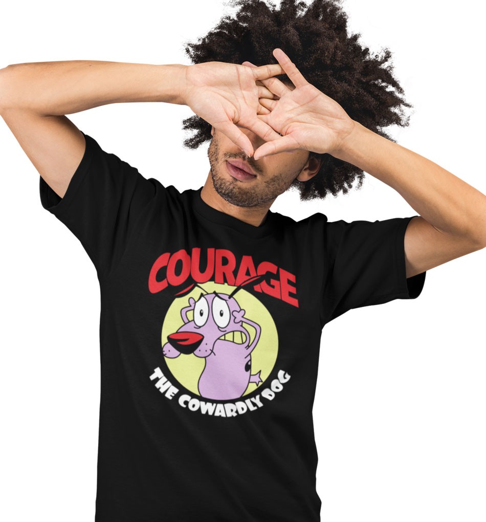 Camiseta Coragem, o Cão Covarde - Stampartz Camisetas